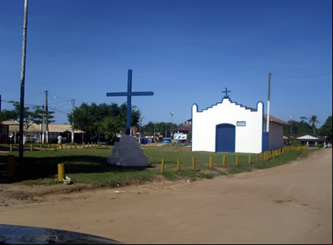 Iglesia camino a Praia do Espelho