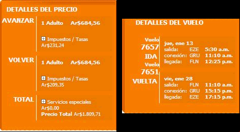 vuelo GOl más barato para verano 2011